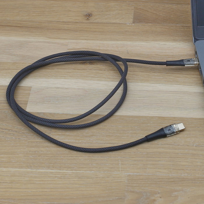 Be Mix Cable Carga Transparente Doble P.C Colección High Tech