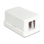 DeLOCK 86226 Keystone Leergehäuse 1 Port Blanco