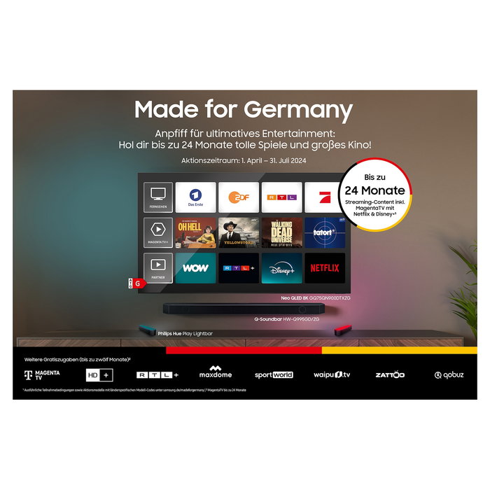 Samsung The Frame LS03DAU 50" QLED 4K UHD Smart TV | Modo Arte, Procesador Quantum 4K, HDR10+, Tizen, WiFi, 4xHDMI, Dolby Atmos, Negro | GQ50LS03DAUXZG