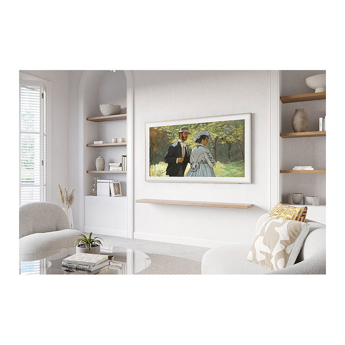 Samsung The Frame LS03DAU 50" QLED 4K UHD Smart TV | Modo Arte, Procesador Quantum 4K, HDR10+, Tizen, WiFi, 4xHDMI, Dolby Atmos, Negro | GQ50LS03DAUXZG