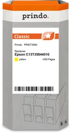 Prindo Cartucho de tinta amarillo PRIET3584 Classic