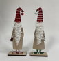 DKD Home Decor Figura Papá Noel MDF y Poliéster 9,5x4x25 cm Surtido 2