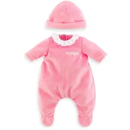 Corolle Pijama y gorro rosa COR4062013110622 Ropa para muñeca de 30cm A partir de 18 meses