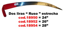 Dos liras guadaña ruso 24 pulg. estrecha sin mango P494024M