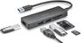 NGS IHUB READER Hub USB 3.2 con Lector de Tarjetas, 5 Puertos, Negro