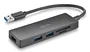 NGS IHUB READER Hub Lector USB 3.0 con 3 puertos, ranura SD y MicroSD, velocidad hasta 5000 Mbit/s, color Negro