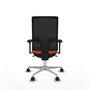 PIQUERAS Y CRESPO Silla de oficina Horna Naranja y Negro