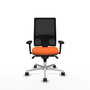 PIQUERAS Y CRESPO Silla de oficina Horna Naranja y Negro
