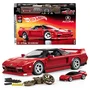 Hot Wheels Mattel JFT17 - Set de Construcción Acura NSX de los 90 - Mattel Brick Shop