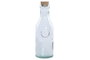 DKD Home Decor Botella de Vidrio Reciclado Ecológico 1,2L (Pack de 6)