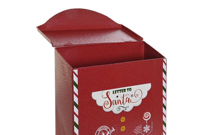 DKD Home Decor Buzón de Metal Rojo 24x10x31 cm