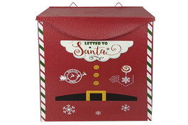 DKD Home Decor Buzón de Metal Rojo 24x10x31 cm