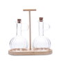 Set Aceitera y Vinagrera Borosilicato Trend Quid 21x9,5x20,5 cm