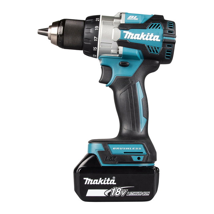 Makita DDF489RTJ Taladro atornillador inalámbrico con 2 baterías de 5.0 Ah