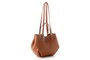Lucky Bees 1274 Bolso de Hombro Cuero de Polivinilo Color Tan