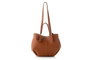Lucky Bees 1274 Bolso de Hombro Cuero de Polivinilo Color Tan