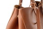 Lucky Bees 1274 Bolso de Hombro Cuero de Polivinilo Color Tan