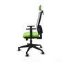 PIQUERAS Y CRESPO Silla de oficina Horna Sincro/Traslack Pistacho y Blanco