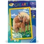 Ravensburger 25850 Caballos orgullosos (31 x 21 cm) Kit de Pintura por Números para Niños a Partir de 7 Años