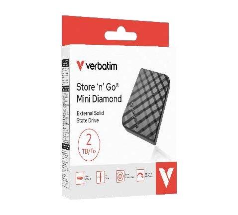 Verbatim Store'N'Go Mini Diamond 2TB Negro