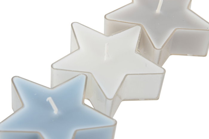 DKD Home Decor Set de 4 Velas de Cera de Parafina Surtidas