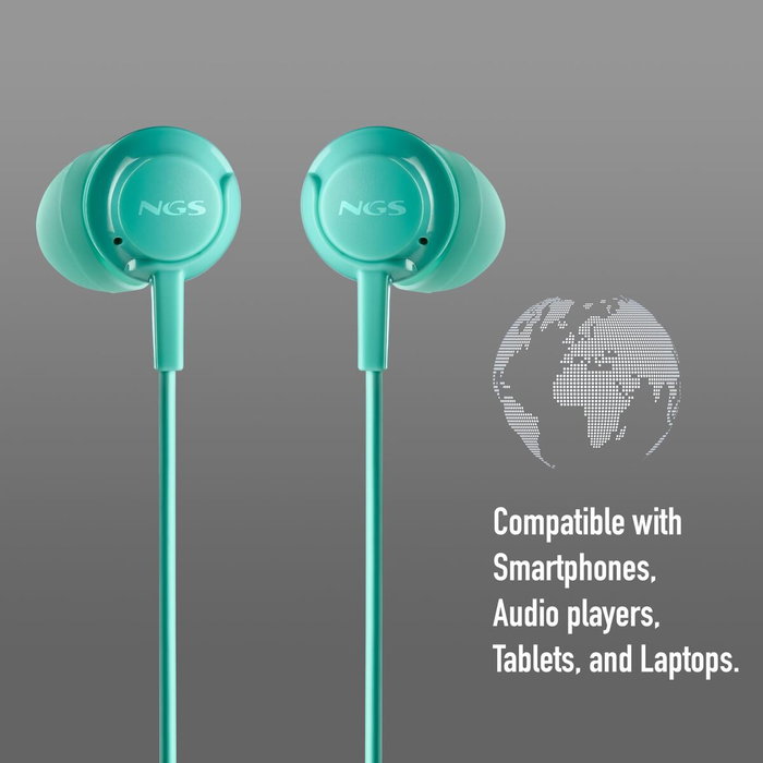 NGS Cross Drift Mint Auriculares Intrauditivos con Micrófono NGS Cross Drift Mint Auriculares Intrauditivos con Micrófono