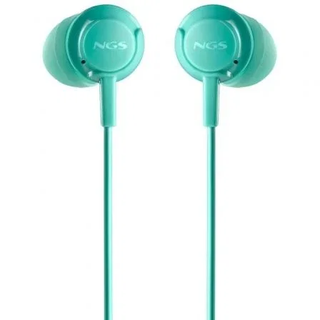 NGS Auriculares CROSS DRIFT con Micrófono Jack 3.5 mm Verdes CROSSDRIFTMINT