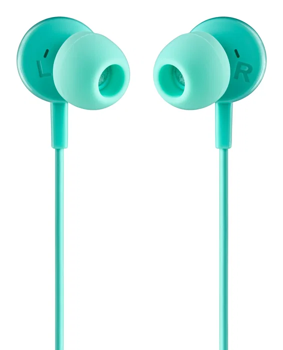 NGS Auriculares NGS CROSS DRIFT MINT - Auriculares intraurales alámbricos con micrófono, control multifunción y jack 3.5 mm para música y llamadas - Color menta