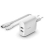 Belkin WCE001VF1MWH Cargador de Dispositivo Móvil Interior Blanco