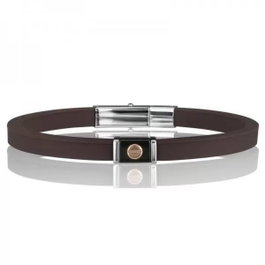 Breil TJ1942 Pulsera de Cuero Marrón para Hombre
