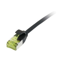 Synergy21 Patchkabel RJ45 CAT6A 500Mhz 7.5m Negro U/FTP Slimline D=3.8mm TPE/LSZH Superflex AWG32 con Rohkabel CAT7