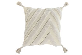 DKD Home Decor Pack de 2 Cojines de Poliéster Crudo 45x8x45 cm