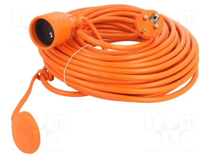 KEL Prolongador de alimentación H05VV-F 3G1,5mm2 25m naranja KEL Prolongador de alimentación H05VV-F 3G1,5mm2 25m naranja