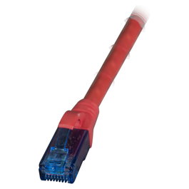 EFB Elektronik Patchkabel RJ45 Cat.6A U/UTP Rojo 0,15m