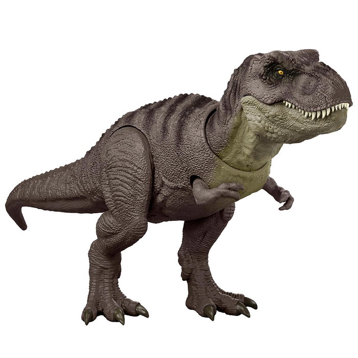 Mattel Jurassic World T-Rex Dinosaurio Figura de Acción con Mordisco Letal JGM16 +4 Años