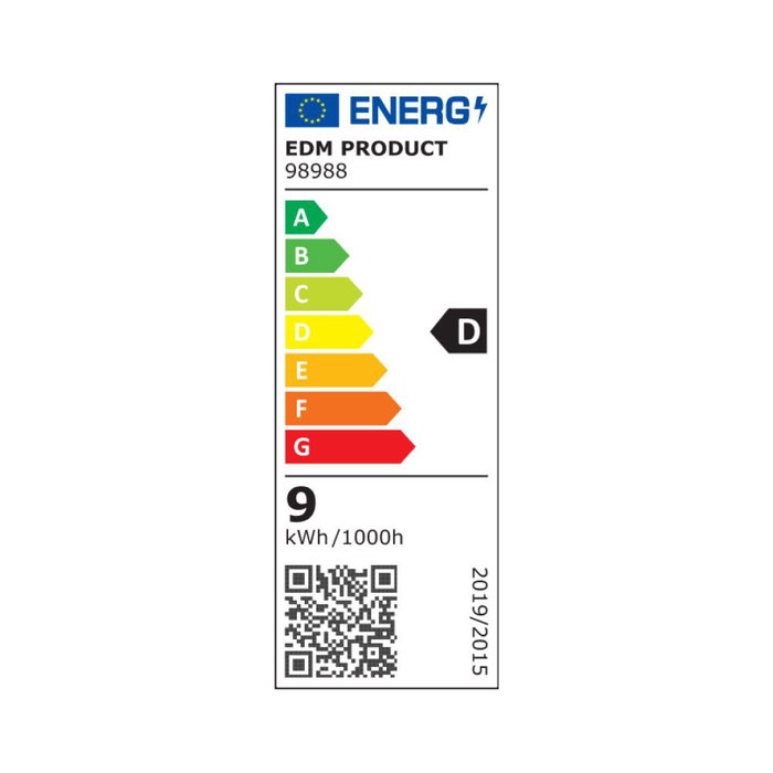 Edm Bombilla Lineal LED R7s 118mm 9W 1250lm 4000K Luz Día Ø1,6x11,8cm