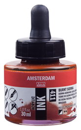 Amsterdam Tinta Acrílica Tierra de Siena Tostada 411 30 ml