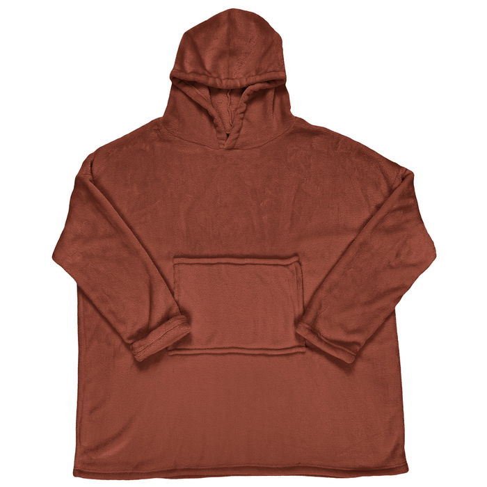 Home Deco Factory Sudadera con Bolsillo y Capucha Talla Única Medidas 118x85 cm Colección Sweat Plaid