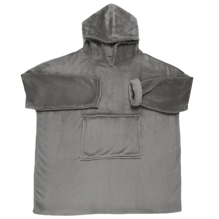 Home Deco Factory Sudadera con Bolsillo y Capucha Talla Única Medidas 118x85 cm Colección Sweat Plaid