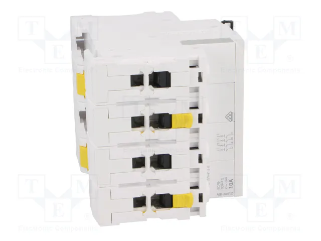 SCHNEIDER ELECTRIC ACTI9 iC60N Interruptor magnetotérmico 4 polos 10A C