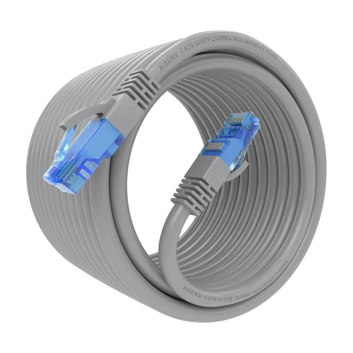 AISENS Cable de Red RJ45 Cat.6 UTP AWG26 CCA 7,5m Gris AISENS Cable de Red RJ45 Cat.6 UTP AWG26 CCA 7,5m Gris