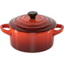 Le Creuset Set de 4 Mini Cocottes de Gres Rojo Cereza
