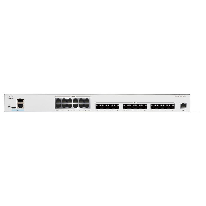 Cisco CATALYST 1300 Switch Gestionado L2/L3 12-Port 10GE Ethernet Montaje en Rack