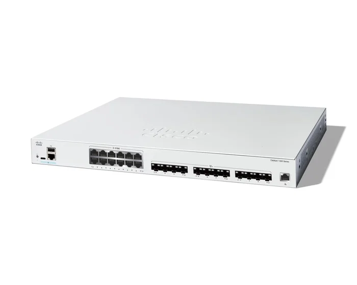 Cisco Catalyst C1300-24XTS con 12 puertos 10G Ethernet y 12 ranuras SFP+