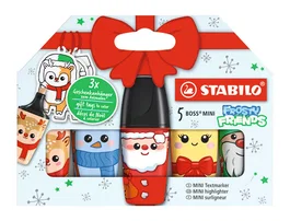 Stabilo BOSS MINI Frosty Friends Colores Surtidos Estuche de 5 Unidades