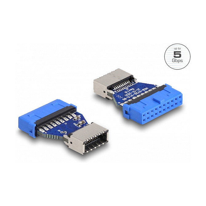 DeLOCK Adaptador USB 5 Gbps de Cabezal de Pines Hembra a Interno Tipo E Key A Hembra DeLOCK Adaptador USB 5 Gbps de Cabezal de Pines Hembra a Interno Tipo E Key A Hembra