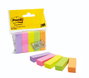 Post-It Mininotas Adhesivas Colores Surtidos 15x50mm, Pack de 5 Blocs