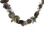 DKD Home Decor Guirnalda Navidad Alpina Verde Natural Piña 8 x 150 x 8 cm (2 Unidades)