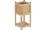DKD Home Decor Macetero Tropical Natural Bambú y Ratan 35 x 76 x 35 cm