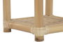 DKD Home Decor Macetero Tropical Natural Bambú y Ratan 35 x 76 x 35 cm